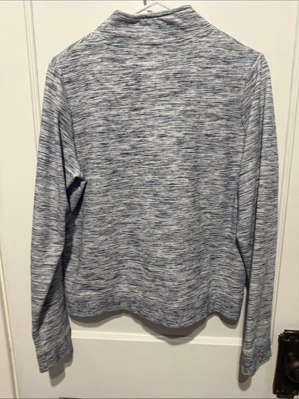 NFL Chicago Bears Heather Gray Sherpa collar Quarter-Zip top - Picture 5 of 8